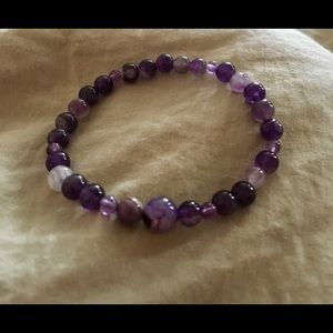 Crystal amethyst bracelet